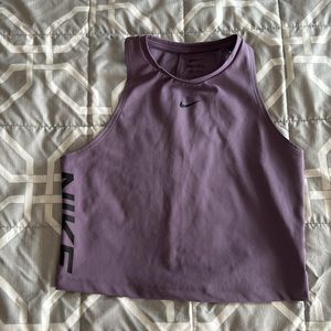 NIKE Purple Crop Tank